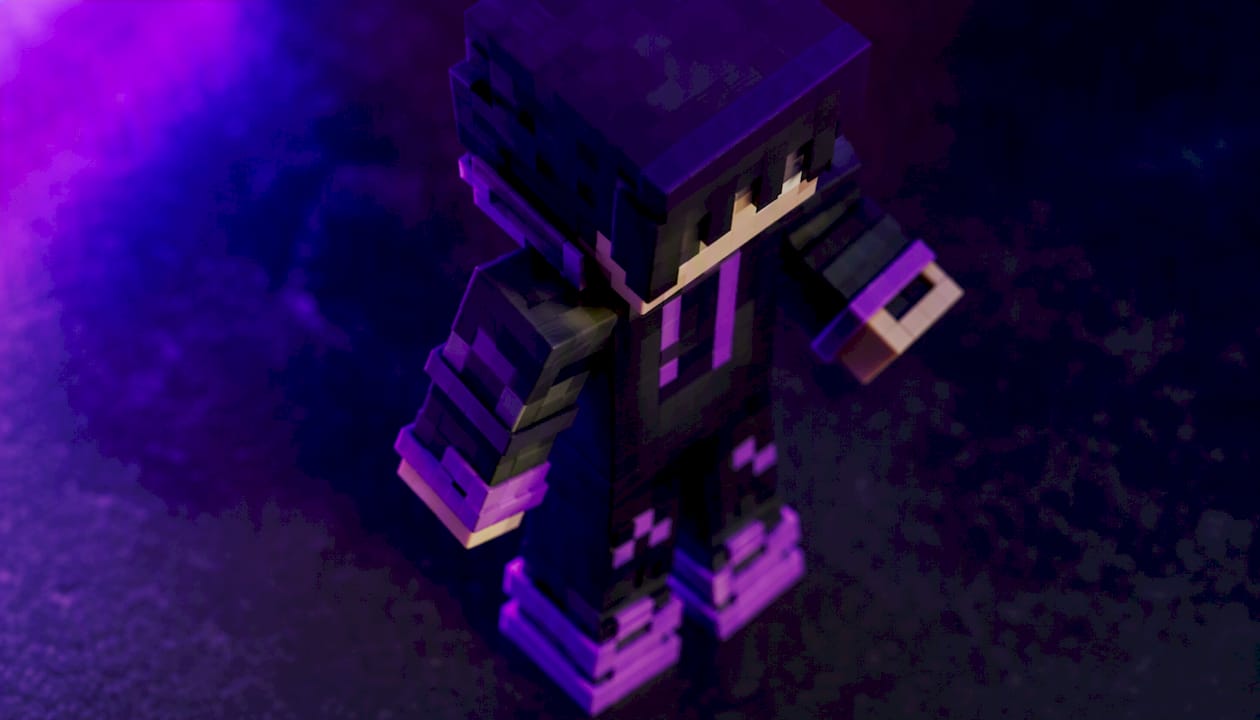 Minecraft skin outer layer showing depth and shadows